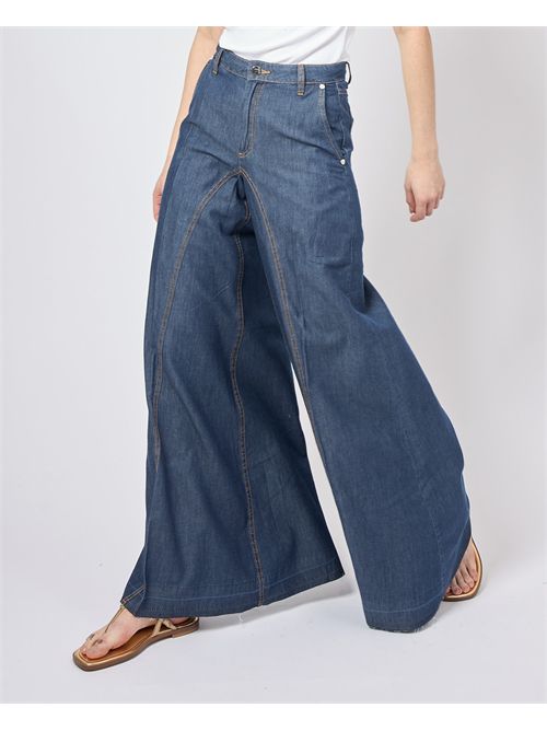 Silvian Heach wide leg jeans SILVIAN HEACH | GPP25178JEDENIM BLUE DARK